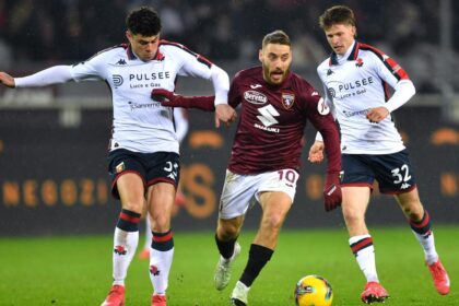 Torino-Genoa 1-1: autogol di Thorsby, gol di Pinamonti