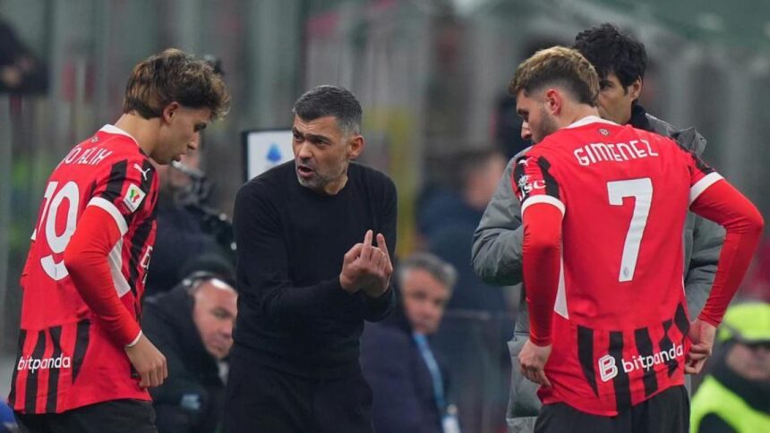 Milan, gli errori di Conceiçao con il Feyenoord