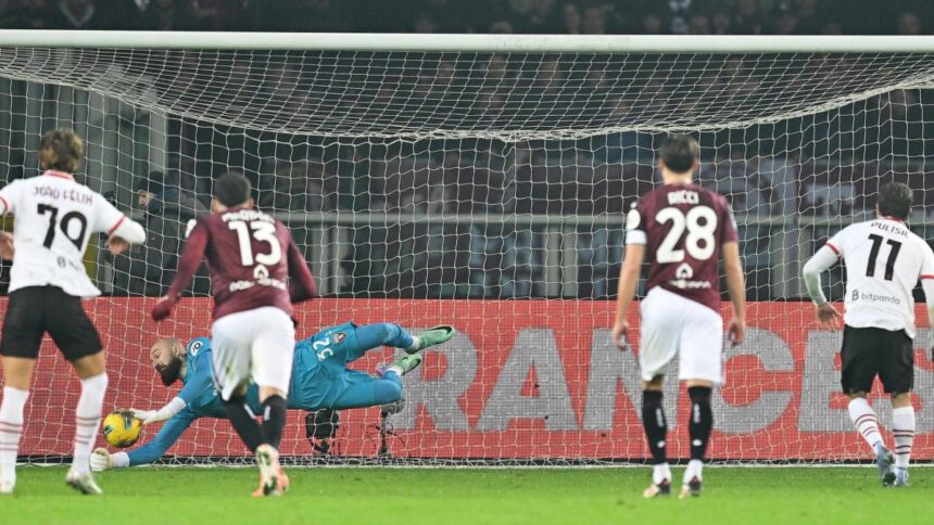 Torino-Milan 2-1: autogol di Thiaw, gol di Reijnders e Gineitis