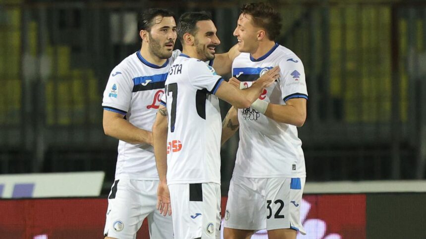 Empoli-Atalanta 0-5: autogol Gyasi, Retegui, Lookman, Zappacosta