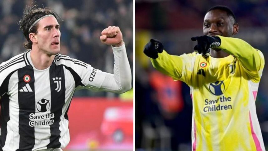 Juventus inedita in Coppa Italia: Vlahovic e Kolo Muani per la prima volta insieme dal 1'