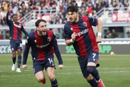 Bologna-Cagliari 2-1: gol di Piccoli, Orsolini (2)