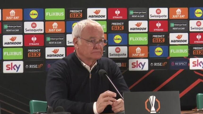 Ranieri: "Ma con l'Empoli andava chiusa prima, non bisogna cullarsi sulla superiorità"