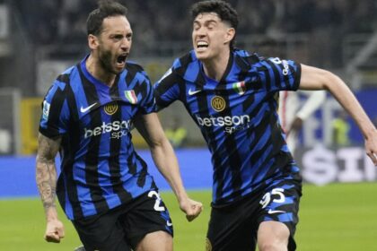 Inter-Monza 3-2: gol di Birindelli, Keita, Arnautovic, Calhanoglu e autogol Kyriakopoulos