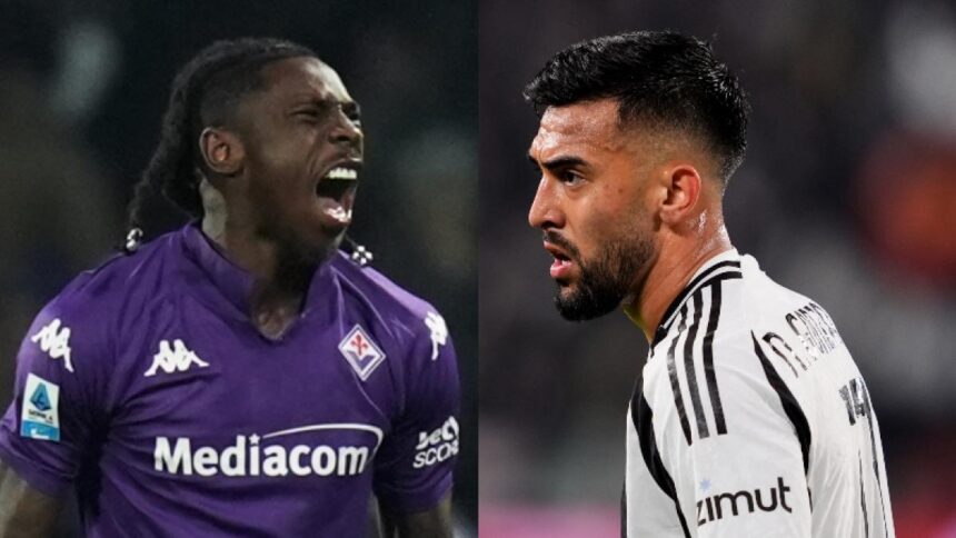 Fiorentina-Juve, Kean sfida Nico Gonzalez: ora vale il doppio, l'argentino la metà