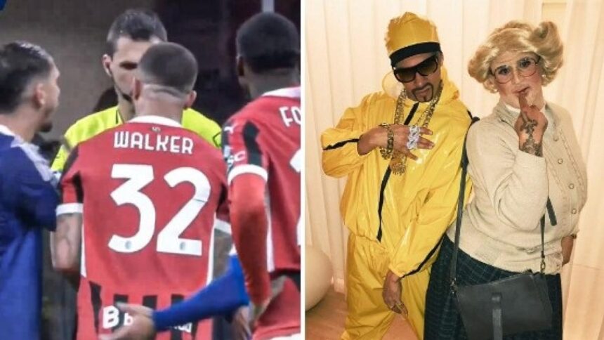Walker e il rosso a Dele Alli in Milan-Como: amicizia o poca professionalità?