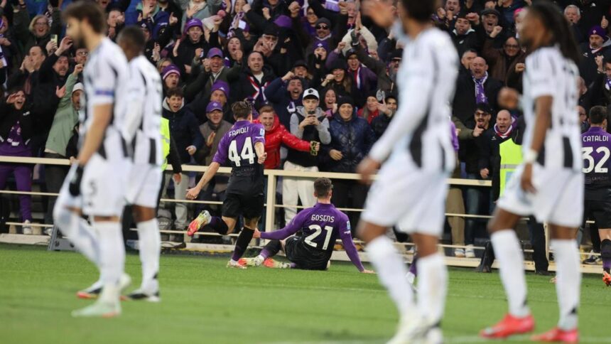 Fiorentina-Juve 3-0: gol di Gosens, Mandragora e Gudmundsson