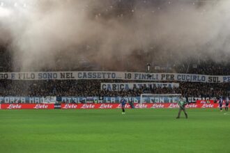 Atalanta-Inter, lo striscione dei bergamaschi: "Ago e filo sono nel cassetto"