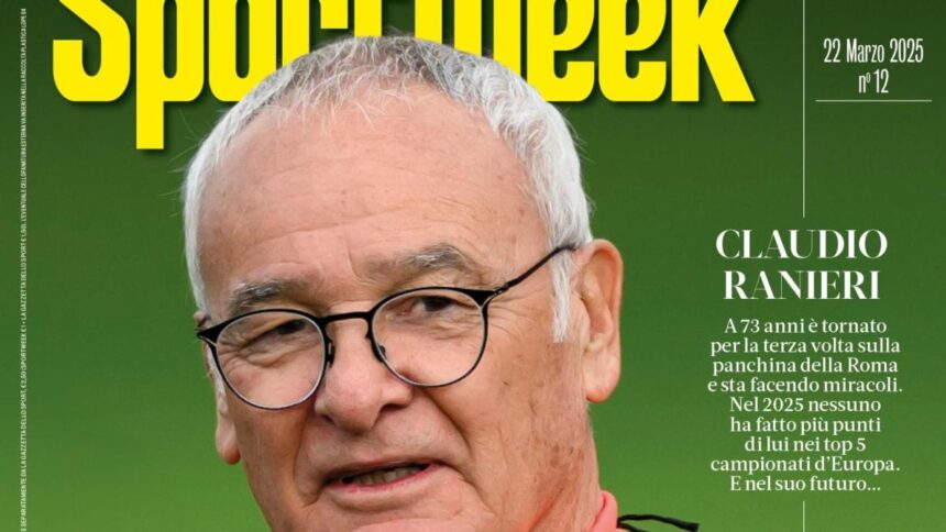 Su Sportweek Ranieri, l'uomo dei miracoli