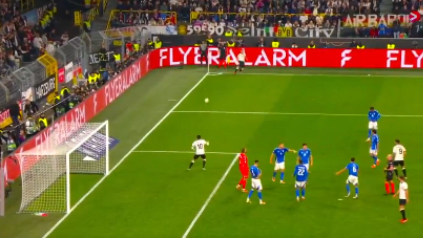 Germania-Italia gol su angolo errore clamoroso di Donnarumma e giocatori Nazionale