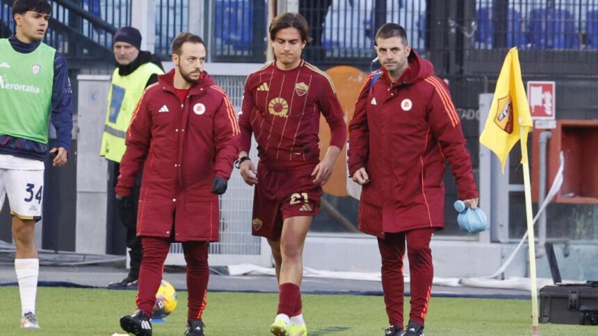 Roma, Dybala si opererà domani a Londra. è allarme per Koné