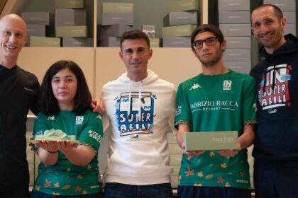 Chiellini, pasticcere per beneficenza con Racca e gli Insuperabili