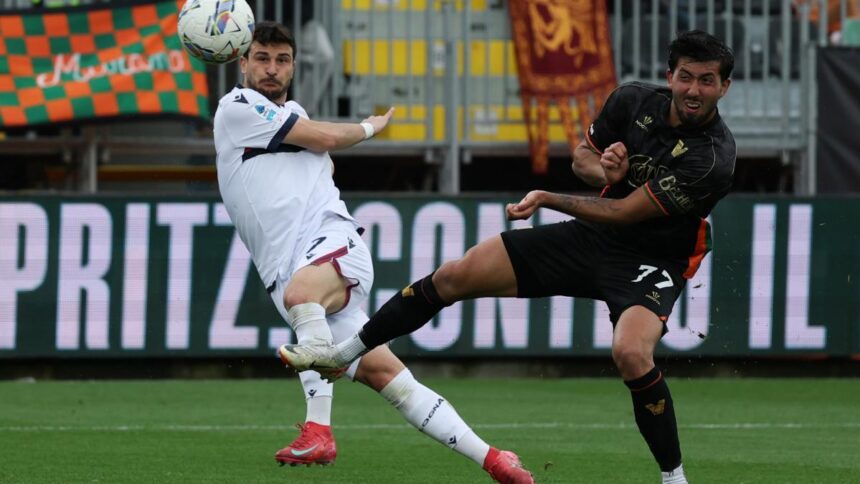 Serie A, 30a giornata, Venezia-Bologna 0-1 Orsolini