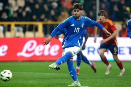 la doppietta di Liberali non basta, azzurrini beffati nel finale da un rigore