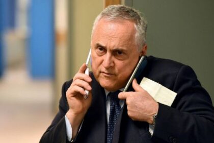 Lotito provoca la Roma in tv, poi la rivelazione sull’aquila e il falconiere Bernabé