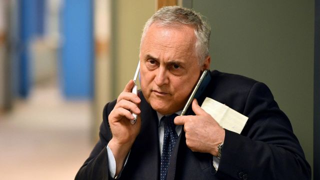 Lotito provoca la Roma in tv, poi la rivelazione sull’aquila e il falconiere Bernabé