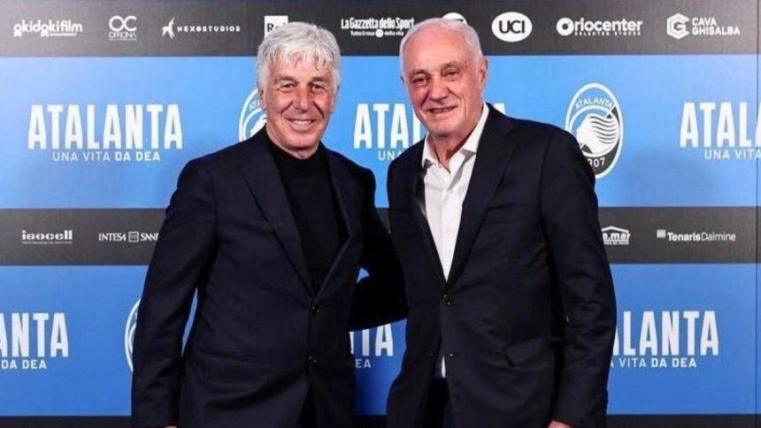 Atalanta, Percassi: "Gasperini spero che rimanga". Le frasi alla prima del film sulla Dea