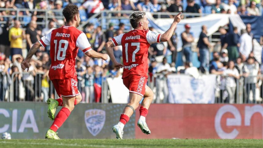 Serie B, risultati: Sudtirol-Cesena, Brescia-Mantova, Frosinone-Cosenza
