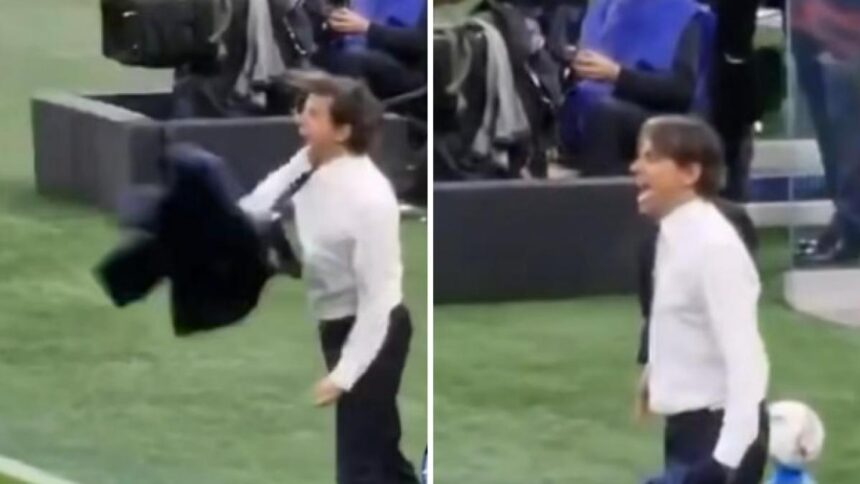 Inzaghi e il rito della giacca gettata: dalla Lazio all'Inter