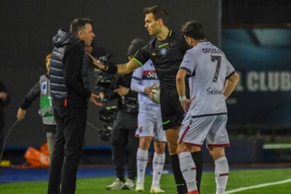 una sola svista ma clamorosa per l’arbitro