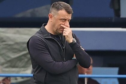 Empoli, D’Aversa scoppia in lacrime in diretta dopo il ko a Bologna