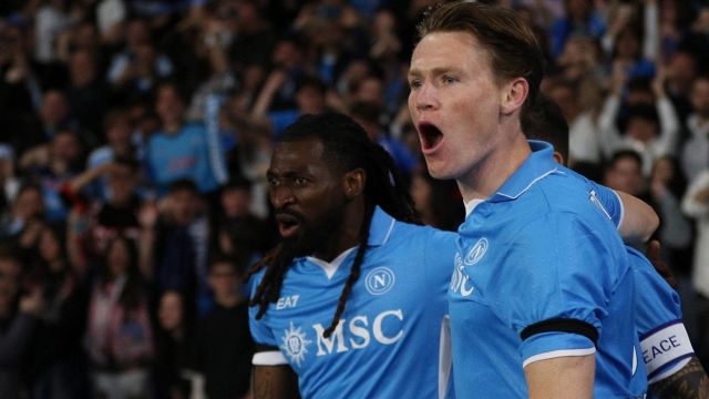 McTominay è letale, Conte vede lo scudetto ma perde Anguissa e Buongiorno