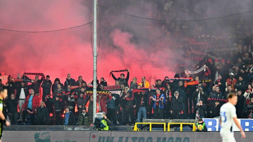 Samp in C? Festeggia il Genoa: in città fuochi d'artificio