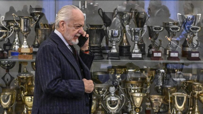 De Laurentiis e il record dei due scudetti del Napoli. Tackle di Vocalelli