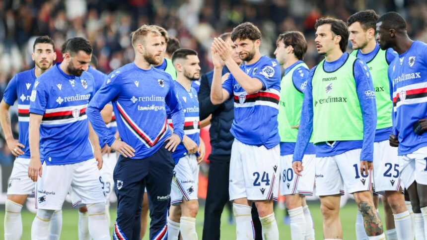 Sampdoria retrocessa in Serie C: decisiva la trasferta sul campo della Juve Stabia