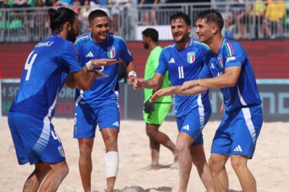 Mondiale beach soccer: l'Italia batte 7-4 l'Oman all'esordio
