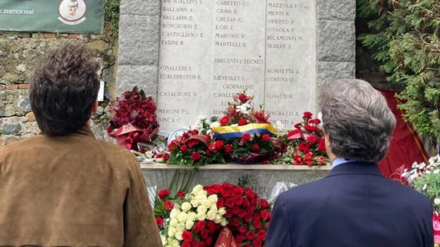 Il Grande Torino vive ancora a Superga: l'omaggio di tutta la città