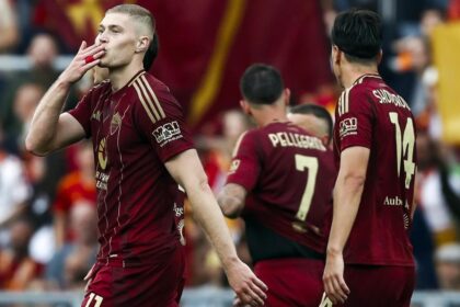 Roma-Fiorentina 1-0, gol di Dovbyk