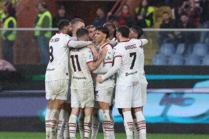 Genoa-Milan 1-2: gol di Vitinha e Leao, autogol di Frendrup