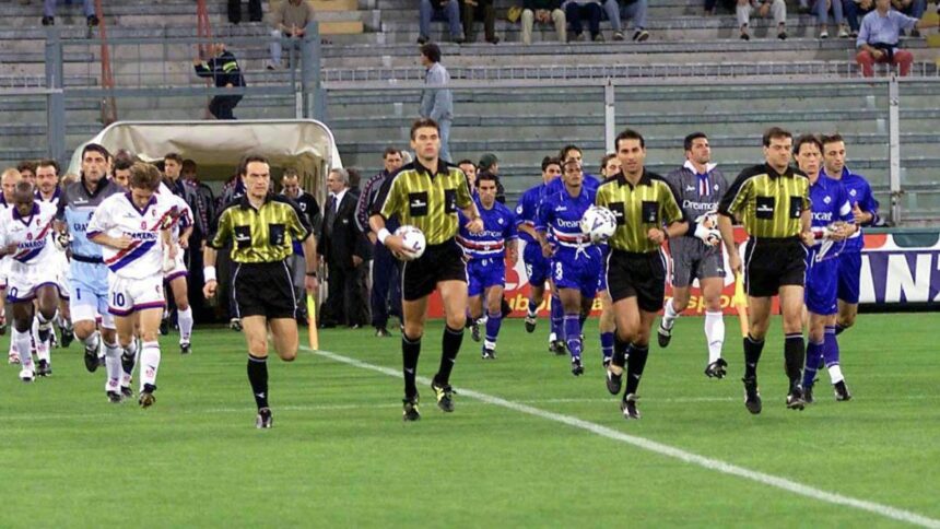 Sampdoria Bologna 1999, il doppio arbitro finì male