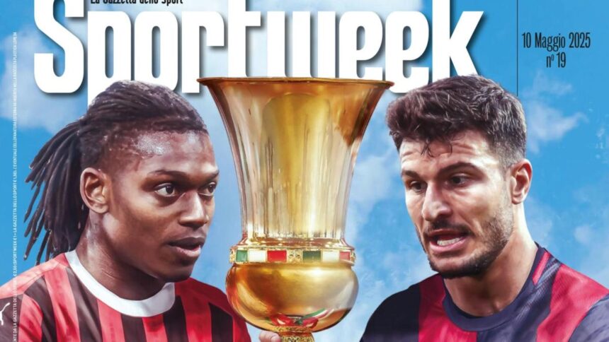 Sportweek, la finale di Coppa Italia tra Milan e Bologna e il ritorno di Sinner