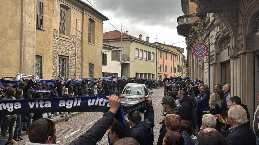Atalanta, i funerali di Riccardo Claris