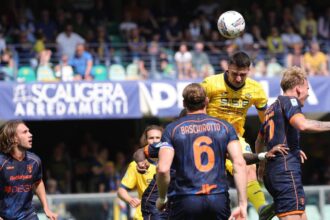 Verona-Lecce 1-1, gol di Krstovic e Coppola