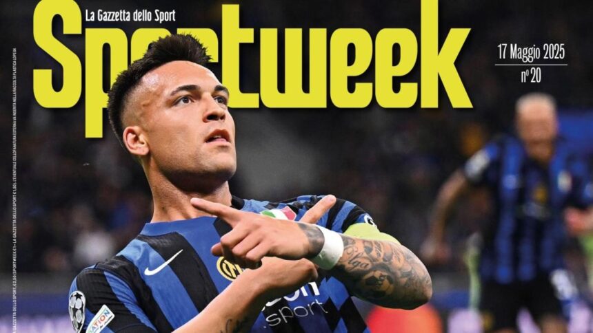 Sportweek, Lautaro Martinez in copertina