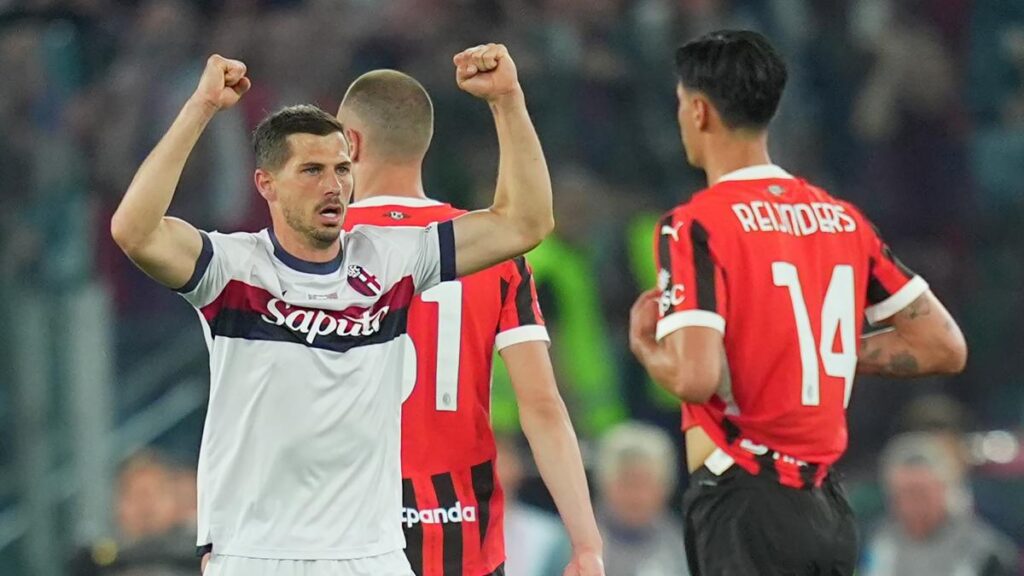 Il Bologna batte il Milan con Ndoye e vince la Coppa Italia
