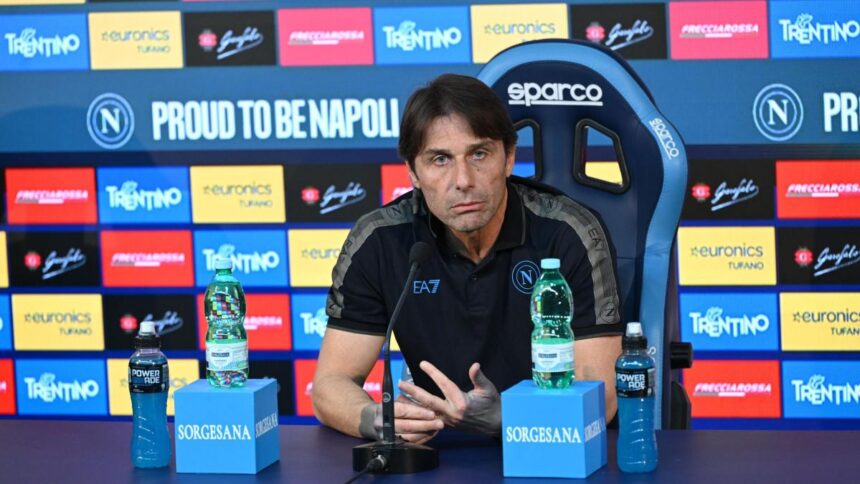 Parma-Napoli, Conte in conferenza stampa