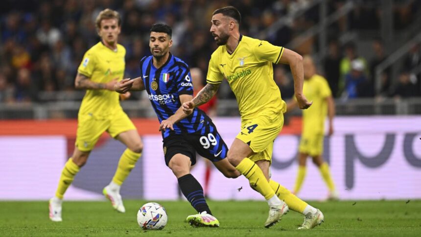 Inter-Lazio 2-2: gol di Bisseck, Dumfries e Pedro