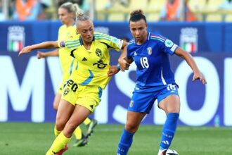 Italia-Svezia femminile 0-.0 in Nations League