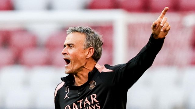 la touche voluta da Luis Enrique. Caressa e Bergomi increduli