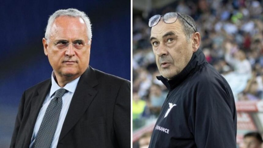 Lazio, Lotito: "Ecco perché ho richiamato Sarri" Poi continua il battibecco con Gravina