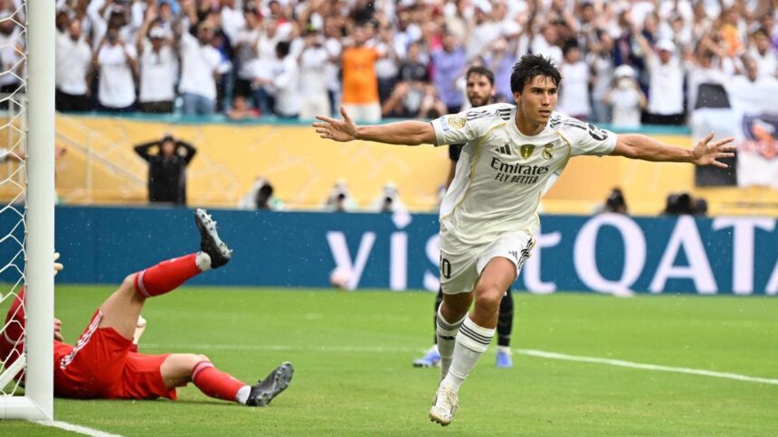 Real Madrid-Juve 0-1 gol Gonzalo Garcia | Mondiale per club