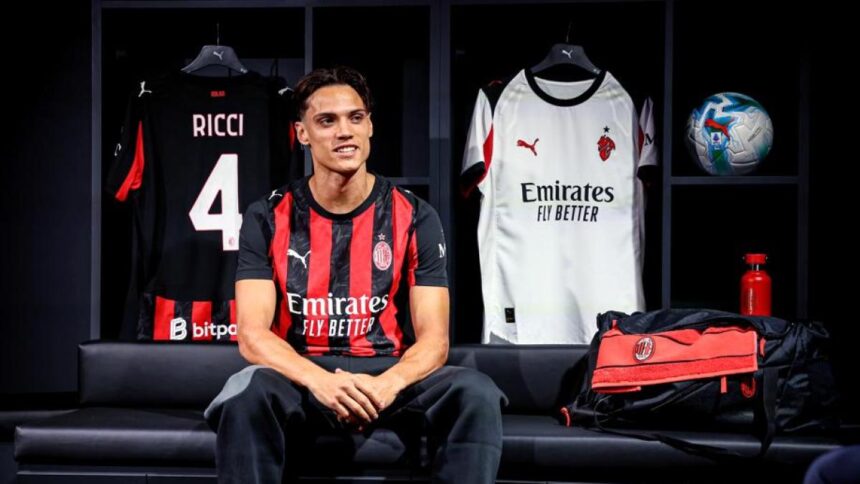 Ricci al fantacalcio: quotazione e statistiche del nuovo centrocampista del Milan
