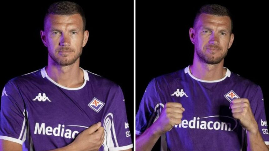 Fiorentina: "Dzeko: "Ho voluto la Viola. Io, Gudmundsson e Kean possiamo giocare insieme"