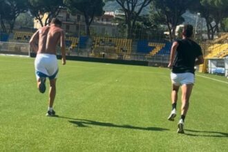 Inter, Pio Esposito si allena a Castellammare