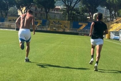 Inter, Pio Esposito si allena a Castellammare