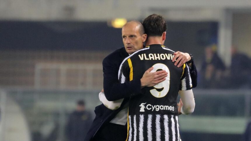 Allegri e Vlahovic, il rapporto tra critiche, panchine e 41 gol
